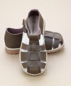 Boys Aiden Classic Leather Fisherman Sandal