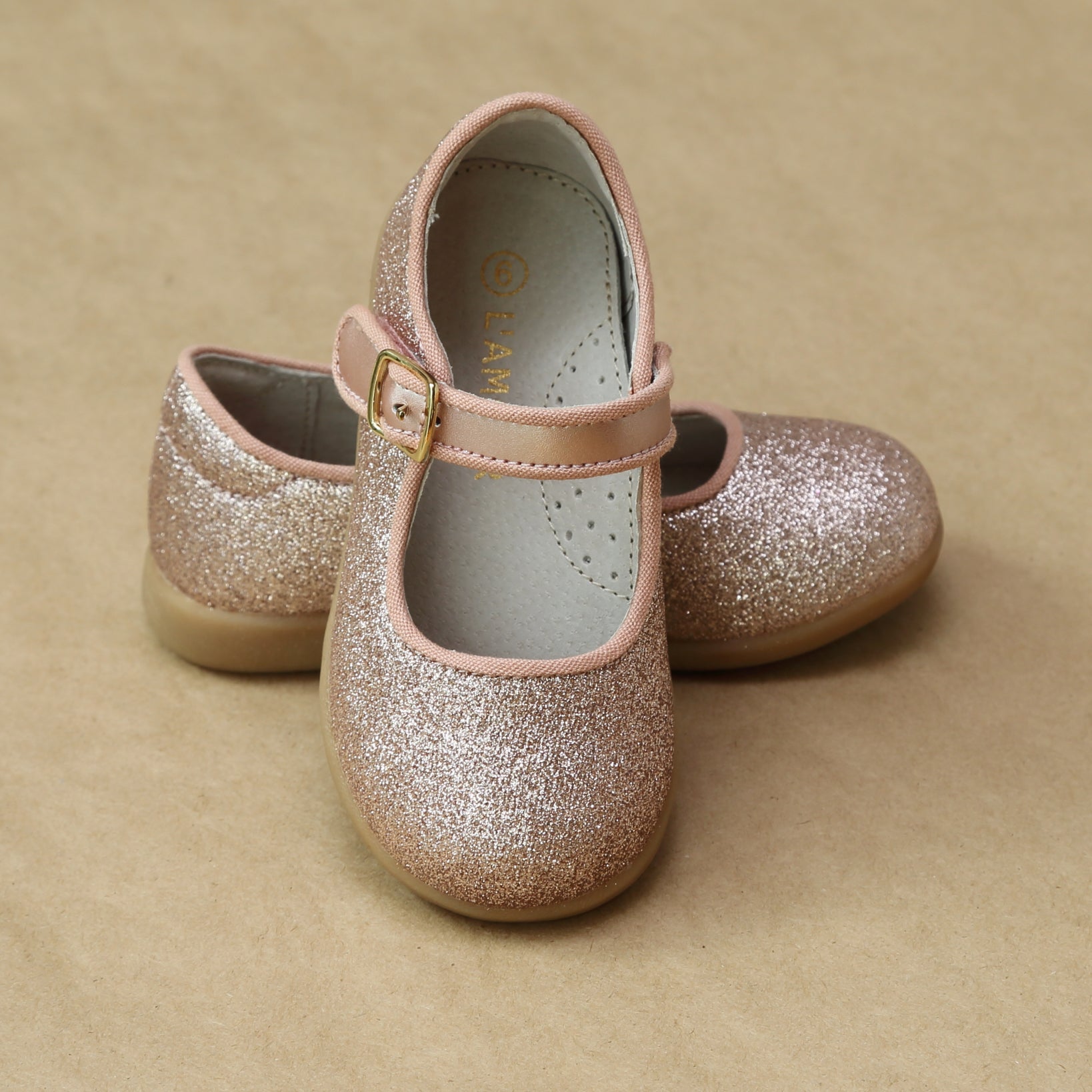 L'Amour Girls Marilla Fine Glitter Dressy Mary Jane