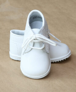 Angel Baby Boys Classic Leather Lace Ups