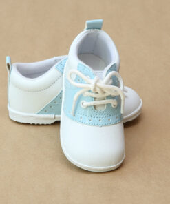 Angel Baby Boys Austin Patent Saddle Oxford Shoe