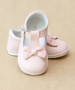 Angel Baby Girls Minnie Classic T-Strap Bow Mary Jane
