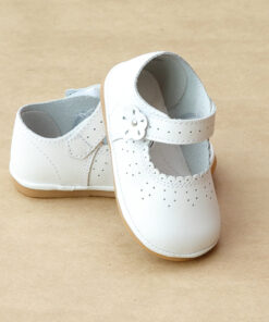 Angel Baby Girls Scalloped Mary Janes