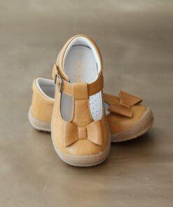 L'Amour Girls Stitched Bow Mary Jane