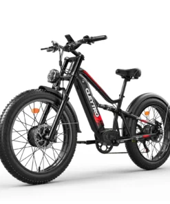 Cleytro 26*4.0 Fat Tire E bike, 750W Electric Bicycles Dual Motor 52V21AH Battery Max 37MPH Mountain Electric Bike
