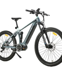 Hurley Bikes Riptide 19-inch Dual Suspension E-Mountain Bike, GreenHurley Bikes Riptide 19-inch Dual Suspension E-Mountain Bike, Green