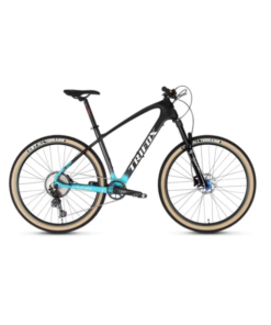 TRIFOX Carbon MTB Mountain Bike, New Upgraded T800 Full Carbon Fiber Frame Geometry with RD-M6100 12 Speed Derailleur System and Lock-Out Hydraulic Fork